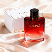 Flacon de parfum pour femme de haute qualité personnalisé avec couvercle, logo/boîte personnalisés, flacon de parfum vide de luxe irrégulier 50 ml 100 ml