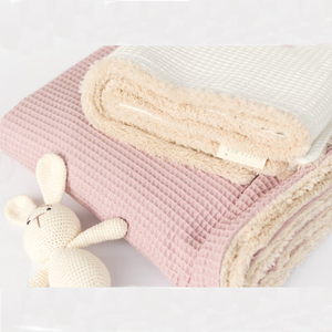 Manta suave de invierno de algodón para niños, manta versátil de piel esponjosa para cama, cochecito, cuna, manta cálida para niños pequeños, edredón - Product Image 5