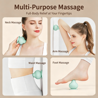 Micogo Ballon de massage mural à ventouse en silicone portable pour points de pression, pour un soulagement musculaire profond du corps entier