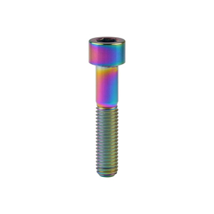 Perno hexagonal de <span class=keywords><strong>titanio</strong></span> de cabeza pequeña para modificación de motocicletas y automóviles, tornillos arcoíris - Product Image 1