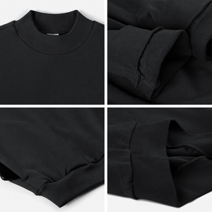 <span class=keywords><strong>Felpa</strong></span> a collo finto bianco stile base all'ingrosso personalizzata alta qualità in cotone lavorato a maglia <span class=keywords><strong>oversize</strong></span> <span class=keywords><strong>felpa</strong></span> squadrata - Product Image 5