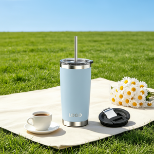 Mug isotherme classique Hong Ling <span class=keywords><strong>en</strong></span> acier inoxydable à double paroi, tasse à café froid 12 heures, vente <span class=keywords><strong>en</strong></span> gros personnalisée - Product Image 1