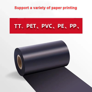 1/2 ''lõi 2.24" x 244 'cao cấp nhựa Ribbon 57mm x 74m Đen truyền nhiệt Ribbon - Product Image 5