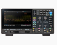 Oscilloscope numérique compact quadri-canaux haute définition SIGLENT SDS814X avec mémoire profonde et analyse de signal précise
