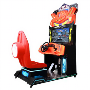 Máquina <span class=keywords><strong>de</strong></span> <span class=keywords><strong>Juegos</strong></span> para Niños que Funciona con Monedas, Simulador <span class=keywords><strong>de</strong></span> Carreras <span class=keywords><strong>de</strong></span> Autos Metálico, Videojuego Electrónico, Máquina <span class=keywords><strong>de</strong></span> Carreras con Movimiento Simulado - Product Image 3