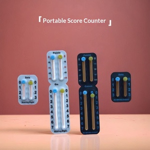 Compteur de points de <span class=keywords><strong>tennis</strong></span> en plastique durable, facile à monter, design léger et portable, personnalisation OEM, clubs, tournois, noir, bleu, rose - Product Image 3