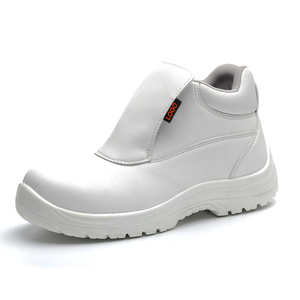 Botas de trabajo de cuero de corte medio para hombre y mujer con logotipo personalizado, punta de acero, certificación CE <span class=keywords><strong>EN</strong></span> ISO 20345 ESD, antideslizantes, impermeables para - Product Image 2