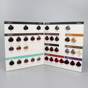 Cartella <span class=keywords><strong>Colori</strong></span> Professionale OEM per Tintura <span class=keywords><strong>Capelli</strong></span> Domestica con 60 Campioni Personalizzati, Libro di Formule Permanenti per la Cura dei <span class=keywords><strong>Capelli</strong></span> - Product Image 3