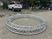 Estructura de Techo Circular de Aluminio Personalizada y Confiable, Estructura de Techo Circular Global, Estructura de Arco para Soporte de Iluminación
