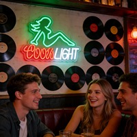 Neonawall, fabricant de néons personnalisés, néon LED Coors Light pour pub, club, restaurant, café, fête, décoration commerciale, vente en gros