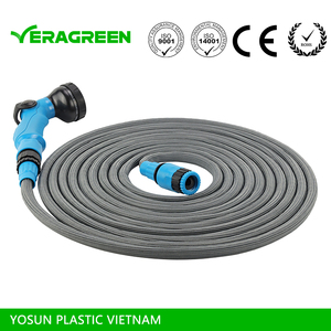 Tuyau d'arrosage de jardin Vietnam, extensible 2 fois, multifonction, durable, 100% polyester, flexible, connecteur rapide, 200 psi - Product Image 5