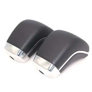 Pommeau de levier de vitesse en cuir noir, transmission automatique, pour Toyota Reiz, conception ergonomique - Product Image 1