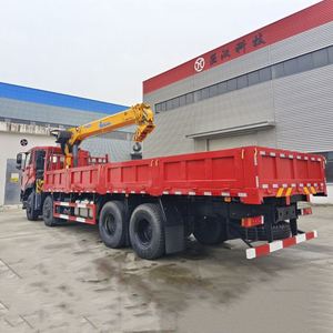 Camion de transport Dongfeng 8*4 avec grue montée et système de flèche entièrement hydraulique - Grue mobile portable de 14 tonnes - Product Image 5