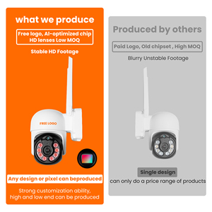 Tuya ngoài trời wifi an ninh PTZ Mạng Máy ảnh không thấm nước hai chiều âm thanh ai hình người theo dõi tầm nhìn ban đêm phát hiện chuyển động CMOS - Product Image 3