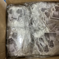 Pendentif de voiture personnalisé en forme de dessin animé, désodorisant Kawaii avec emballage en papier argenté