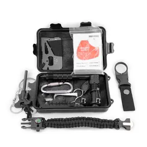 Kit professionnel de premiers soins SOS pour l'extérieur OEM, kit de survie d'urgence pour la randonnée et le camping