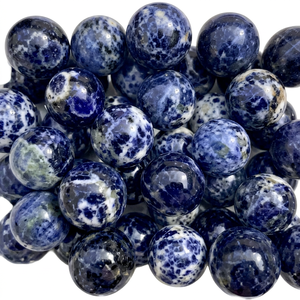 Esfera de Sodalita Azul Natural, Precio de Fábrica al por Mayor, Bola de Cristal Pulida y Grabada, Decoración para el Hogar, Regalo - Product Image 1