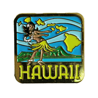 Insignes commémoratifs architecturaux personnalisés Épingles en émail sur le thème d'Hawaii vibrantes