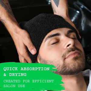 <span class=keywords><strong>Serviette</strong></span> de salon de coiffure, de barbier, de manucure, de gym, de <span class=keywords><strong>fitness</strong></span>, de beauté, de spa, en coton 100%, avec logo personnalisé du fabricant - Product Image 4