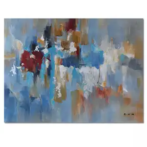 Wholesale Dafen Supplier Hotel Decor Wall Art Customized Large Size Hand Painted Abstract Oil Painting