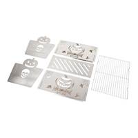 Barbecue à Charbon Portable Pliable en Acier Inoxydable pour Camping