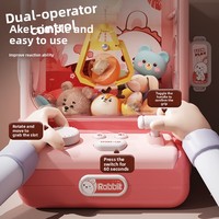 Mesin Cakar Mini Mainan dengan Boneka Kelinci Beruang Dinosaurus Set 22pcs Bersertifikat EN71 CPC Hadiah Anak-Anak