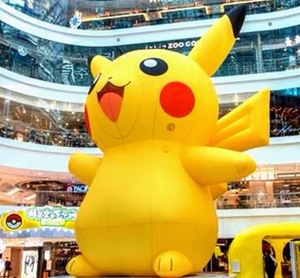 Hot bán đáng yêu 2M PVC lớn nhân vật hoạt hình bóng bay Mô hình bơm hơi khổng lồ <span class=keywords><strong>Pikachu</strong></span> cho trẻ em bên tổ chức sự kiện trò chơi trang trí - Product Image 2
