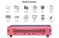 Chargeur-Déchargeur Intelligent BGUAD CQ3 100W 10A 4 Ports 1-6S AC100-240V DC11.0V-18.0V ABS Moulage Exclusif Compatible avec Autres