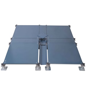 Plancher surélevé en acier et ciment avec finition brute et chemin de câbles pour salles informatiques - Product Image 3