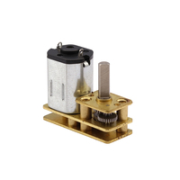 Moteur à engrenages à aimant permanent DC N20 personnalisé JGA1024, 6V, rapport de réduction 1:10-1:55, couple élevé, faible vitesse, engrenage droit métallique 12MM