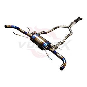 Système Valvetronic Vortex Pie-Cut soudé en titane bleu pour Aston Martin Rapide S 6.0 V12 avec module de soupape sans fil et conduites - Product Image 2