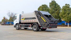 Hot phổ biến 10-khối nén rác xe tải cho chất thải và Thùng rác có thể làm sạch - Product Image 5