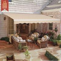 Auvent de porte en métal robuste Porche en toile imperméable S Extérieur Jardin Patio Utilisation commerciale Abri réglable Auvent