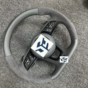 Housse de volant en cuir suédé cousu à la main Alcanta <span class=keywords><strong>Ra</strong></span> Wrap pour <span class=keywords><strong>Audi</strong></span> R8 Coupé <span class=keywords><strong>Audi</strong></span> Sport Edition TT Coupé 2015 - Product Image 1