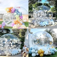 Tente transparente gonflable de dôme de maison de bulle tente de bulle activité extérieure adaptée aux besoins du client