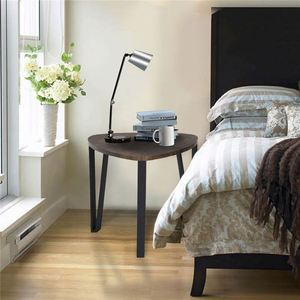 Phòng Ngủ Hình Học 3 Mảnh Bằng Gỗ Tam Giác Hiện Đại Cà Phê Bên Bàn Đặt Đồ Nội Thất Nhà End Bảng Thiết Lập - Product Image 5