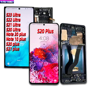 Digitalizador de pantalla táctil Oled Lcd 100% para Samsung <span class=keywords><strong>Galaxy</strong></span> S21 S20 <span class=keywords><strong>S22</strong></span> s23 ultra <span class=keywords><strong>note</strong></span> 10 20 Plus piezas de repuesto LCD - Product Image 1