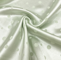 Tissu Jacquard Acétate à Pois, Jacquard à Points Brillant, Satin Fluide, Nouveau Tissu pour Robe Cheongsam Style Chinois
