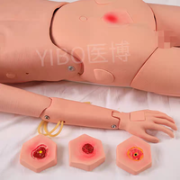 Maniquí de Enfermería Masculino de Edad Avanzada BIX-H220A, Material de PVC, Simulador de Cuidado de Pacientes de Tamaño Real con Funciones Completas para Entrenamiento Geriátrico