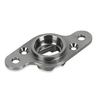Pièces en aluminium usinées CNC de haute précision, anodisées en noir, pour support de roulement ou de moteur