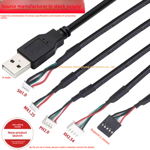 Câble d'acquisition d'informations pour module caméra USB2.0 vers terminal SH1.0-5P, double blindage, anneau magnétique, connecteur USB Type-A - Product Image 6