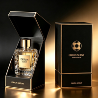 Flacon de parfum rond en verre transparent, conteneur de parfum vide, 30 ml, 50 ml, 100 ml, emballage cosmétique rechargeable avec boîte cadeau