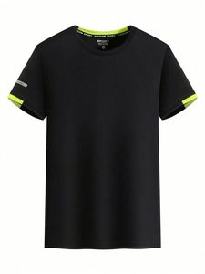 Design New Style Cooling Fabric Round-Neck <b>Shirt</b> Knitted Gym Wear T-<b>Shirt</b> Quick Dry Plain Men T-<b>Shirts</b> - Product Image 6
