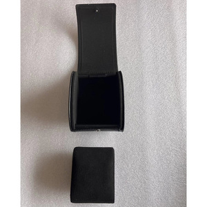 Factory Direct Luxury Black <b>Roll</b> Watch <b>Box</b>, Travel Portable Watch Case with Custom Logo, High Quality Brand Watch <b>Box</b> for Man - Product Image 3