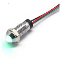 Lampu Indikator Tahan Air Dua Warna Harga Grosir Tahan Suhu Tinggi Sensor Sinyal Bercahaya dengan Kabel 8mm