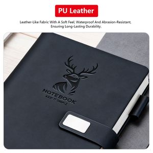 Cuaderno A5 Personalizado de Cuero PU, Diario de 160 Páginas, Cierre Magnético, Páginas Rayadas Resistentes al Agua, Calendario con Vista Semanal para Estudiantes - Product Image 2