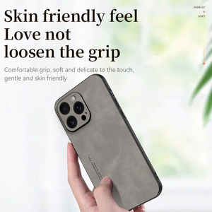 <span class=keywords><strong>Coque</strong></span> de Téléphone de Luxe en Cuir PU pour iPhone 16E 17 16 15 14 13 12 11 Xr Xs Max 7 <span class=keywords><strong>6</strong></span>, Protection Antichoc pour Appareil Photo, Style Affaires - Product Image 2