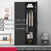 Armoire à casiers multi-portes industrielle avec revêtement antirouille, casier métallique idéal pour la salle de sport, le bureau, l'école ou le vestiaire