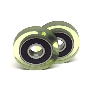 Roue pivotante en polyuréthane PU68517-10 pour <span class=keywords><strong>poulie</strong></span> industrielle, images 5x17x10mm - Product Image 4