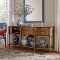 Console de rangement en bois rétro personnalisable pour salon et chambre à coucher, avec couleurs uniques